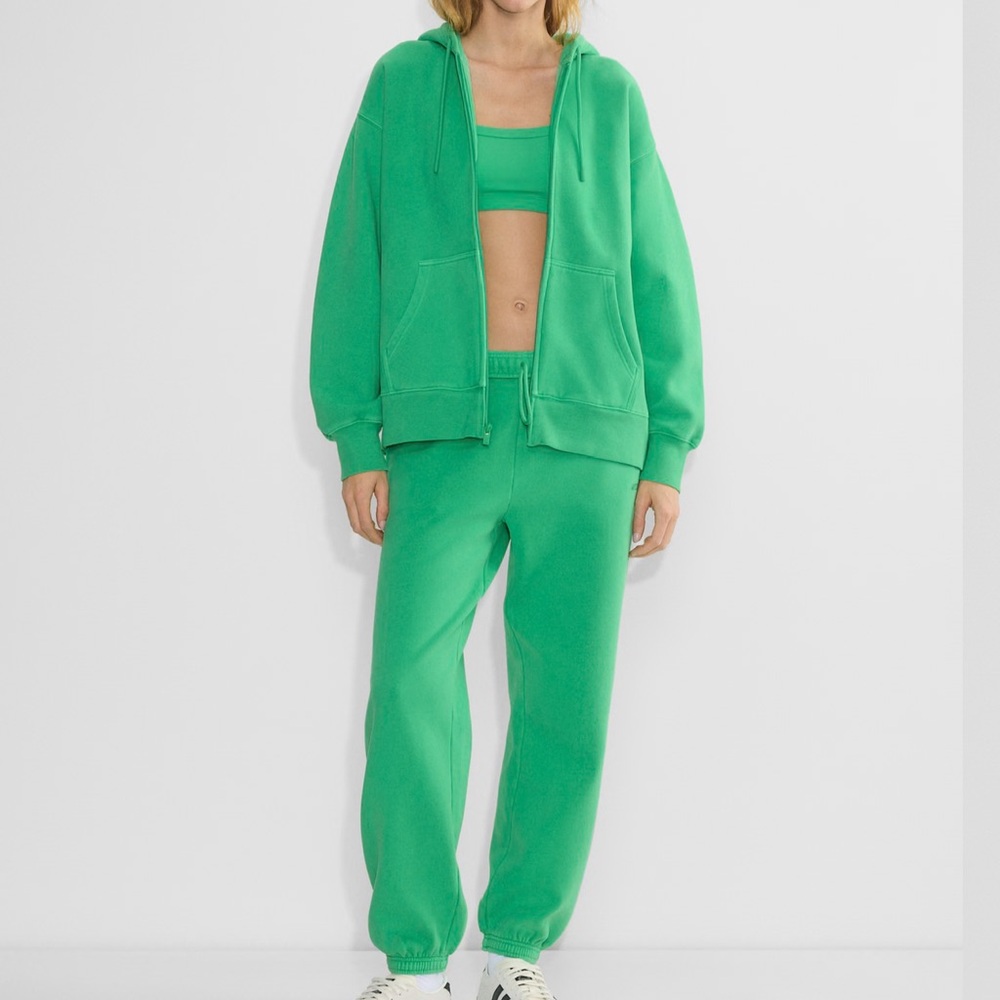 TNA cozy fleece boyfriend zip up hoodie